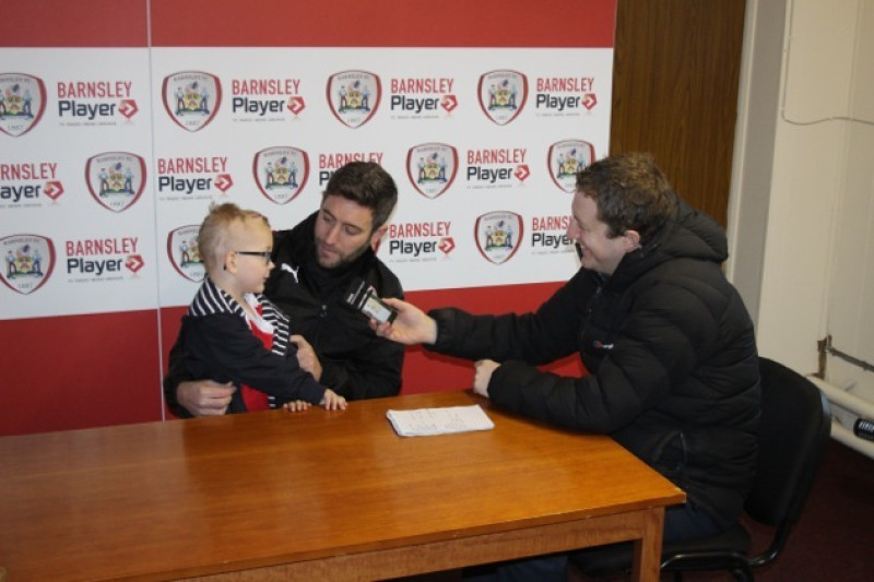 Main image for Alfie helps Reds at press conference
