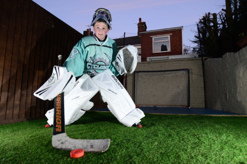 Main image for Hockey player has world in his sights