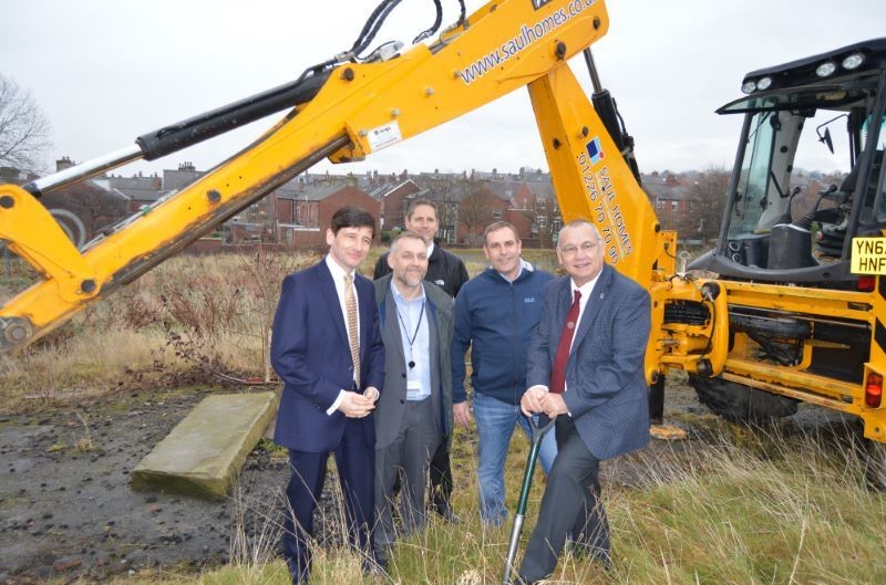 Main image for Work underway on council-owned housing site