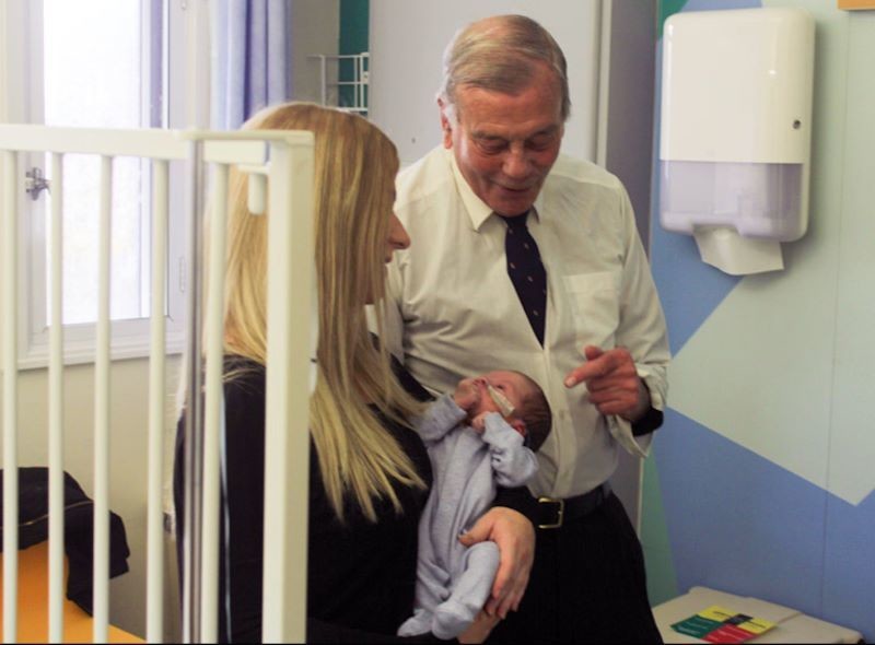 Main image for ‘Huge relief’ as baby Hugo battles on after heart op