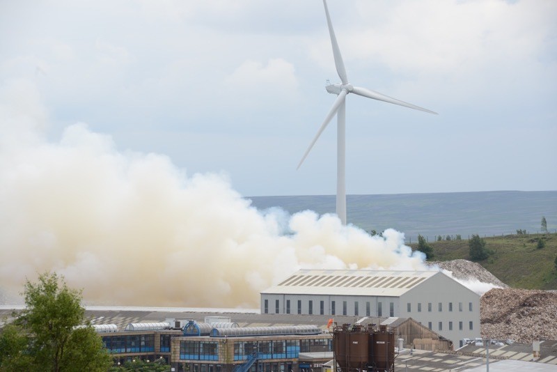 Main image for Firm slapped with £200k bill after polluting blaze