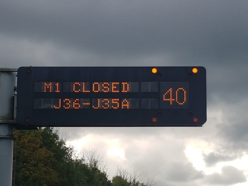 Main image for Man dies in motorway collision