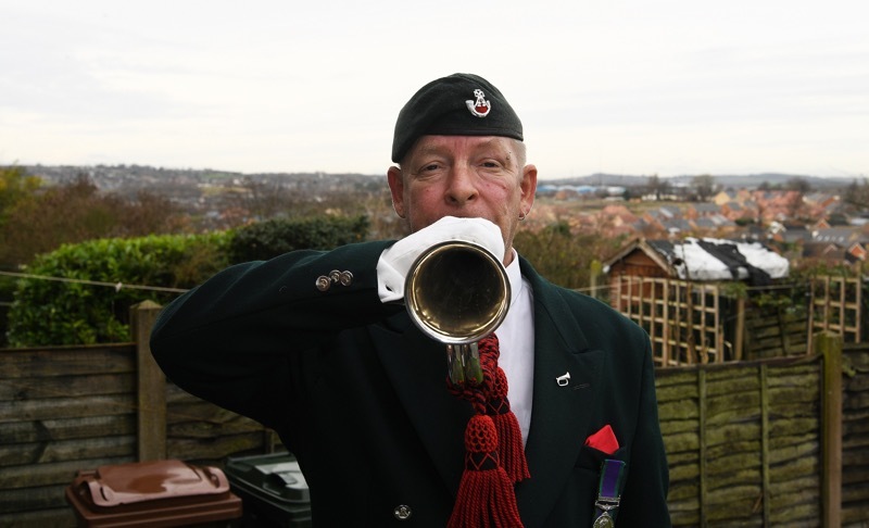 Main image for Last performance for bugler Paul