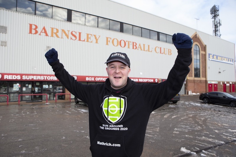 Main image for Oakwell visit for fundraising runner