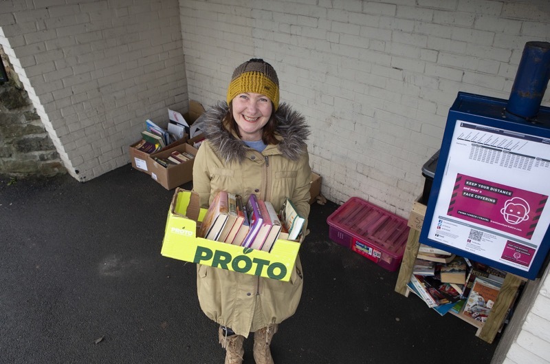 Main image for Bus shelter book swap scheme thriving