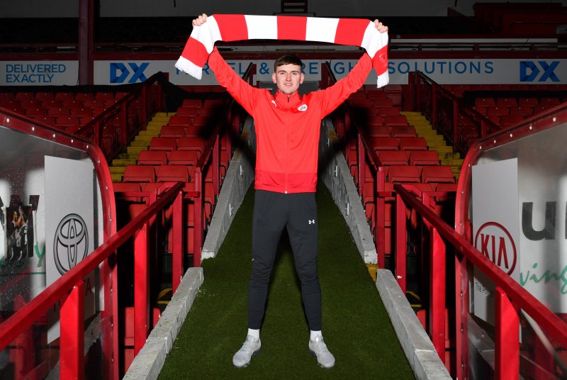 Main image for Kitching hoping to be next centre-back star