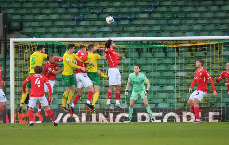 Main image for Barnsley edged out at leaders Norwich