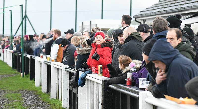 Main image for Penistone Church smash crowd record with 825 for derby win
