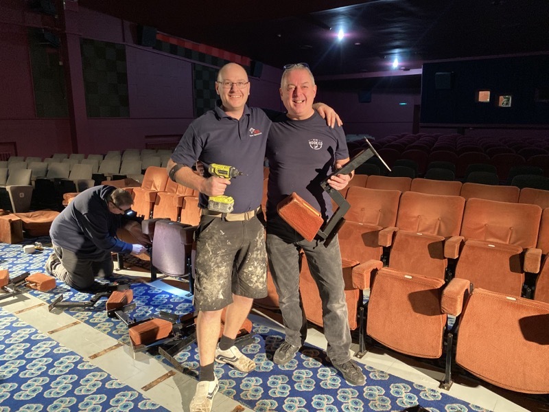 Main image for Cinema chairs cause bidding war...