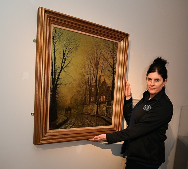 Main image for Famous painting goes on display