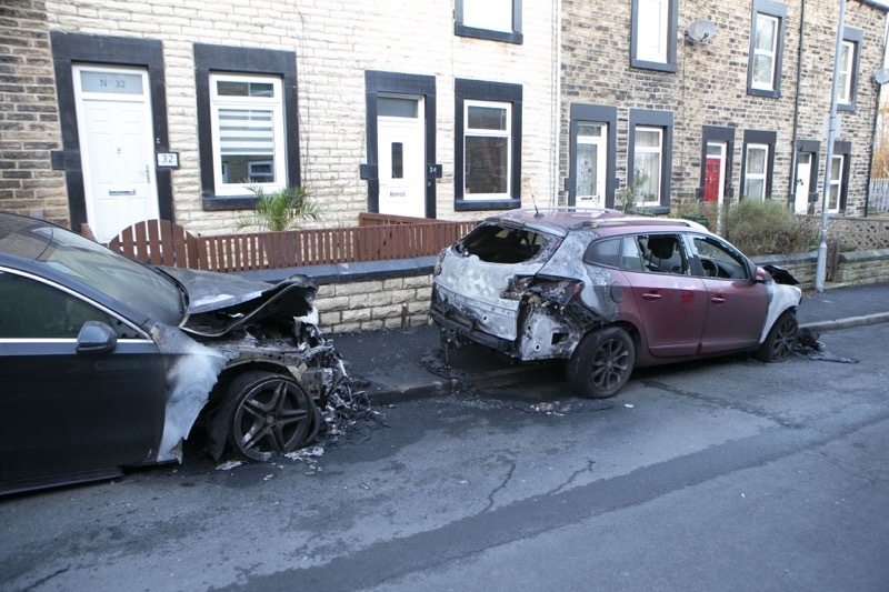 Main image for Man seen fleeing arson ‘on fire’