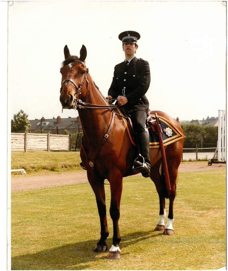 HALF A CENTURY: Paul with one of his horses.