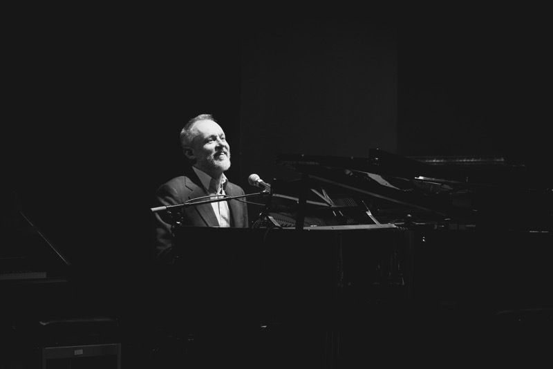 Adrian McNally on the piano.
