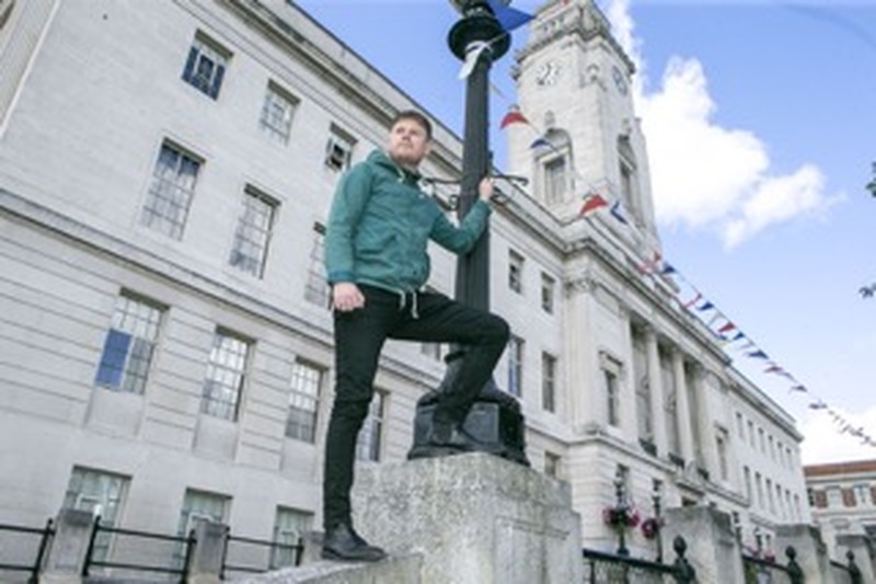 Heavyweight Singer: Daz Cadwallander who is set to appear at the Lead miill in Sheffield soon. Picture Shaun Colborn PD092485
