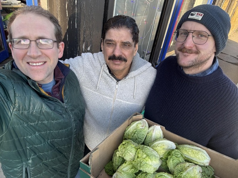 SUPPORT: Mohammed Khan with Couns Alex Burnett and John Roberts.