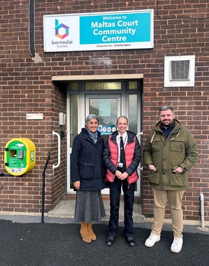 MEETING: Councillor Lodge with Inspector Richardson and Kilvinder Vigurs.