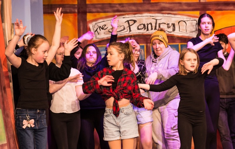 The Trinity Players’ junior section.