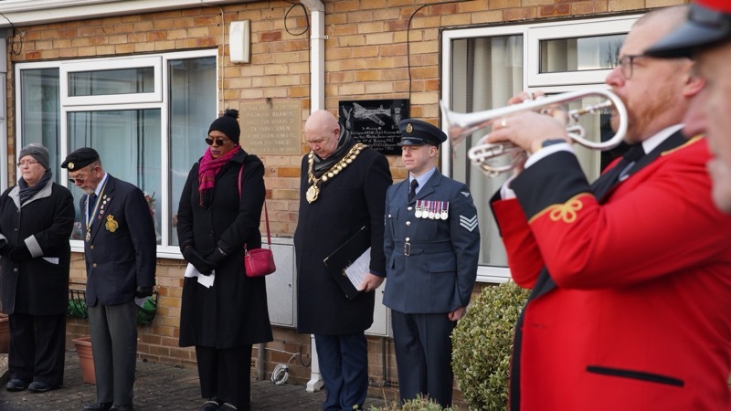 ANNIVERSARY: Well-wishers gathered on Cresswell Street, Pogmoor, on Tuesday. Picture: Scott Firth.