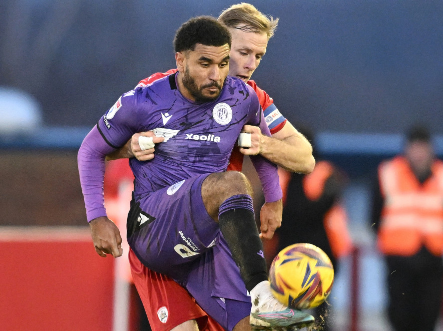Marc Roberts with Jamie Reid last season