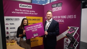 CHARITY EVENT: Paul Dolan with Young Lives vs Cancer’s Helen Gravestock.
