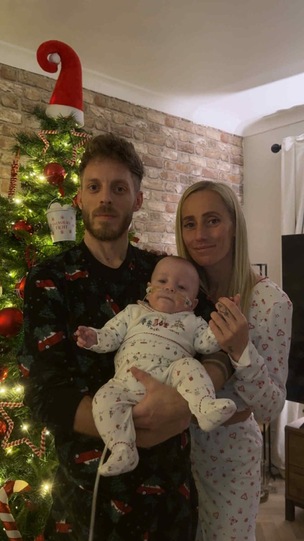 LONG STAY: Stephanie and Danny with young Billy.