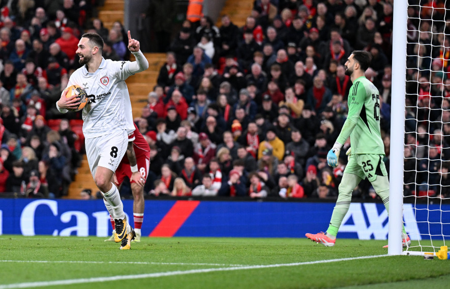 Main image for Brave Reds defeated at Anfield