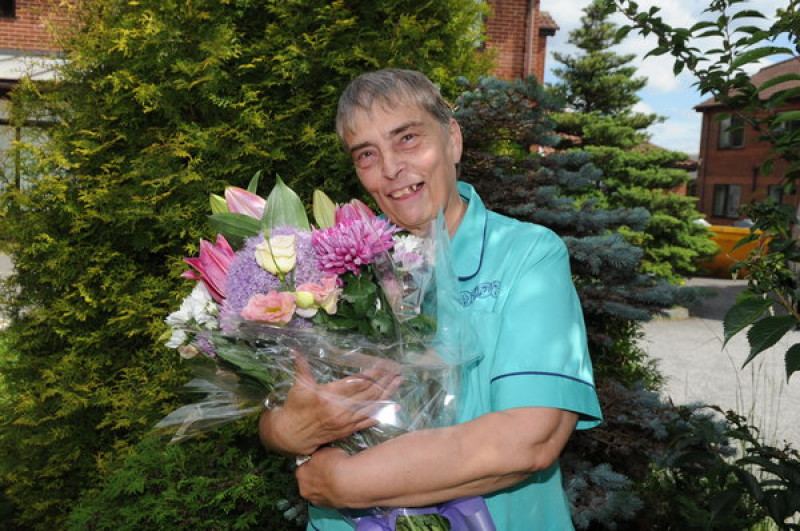 Main image for Carer says farewell after 20 years' work