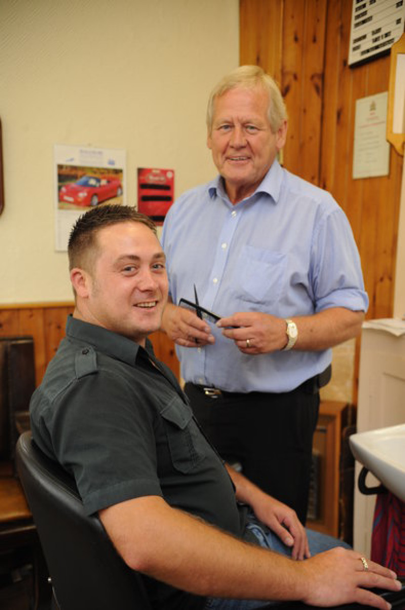 Main image for Barber to hang up his scissors