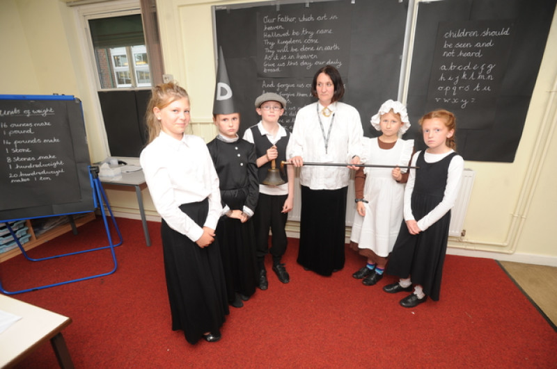 Main image for Primary school steps back in time on centenary