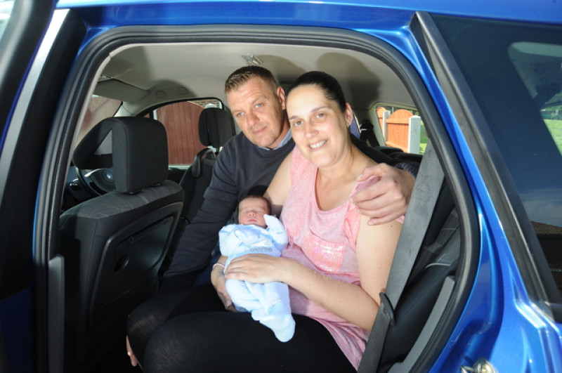 Main image for 'Fast Frank' born in hospital car park
