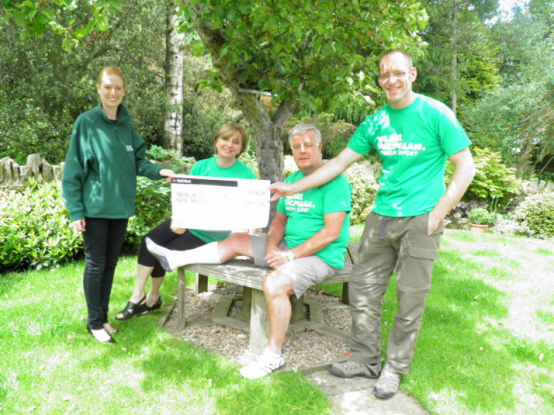 Main image for Man completes 80-mile walk with broken ankle