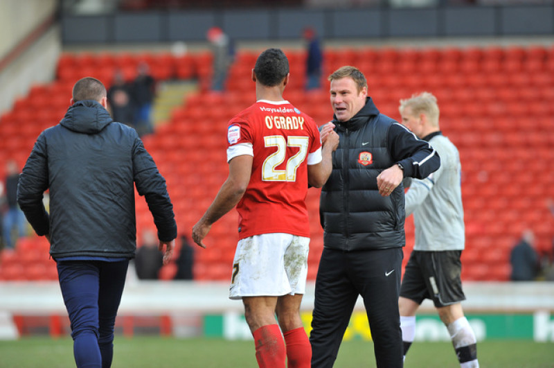 Main image for Mellis and O'Grady strike in 2-2 draw with Wolves