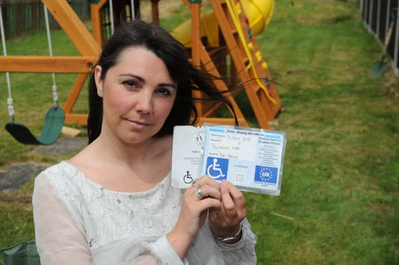 Main image for Disabled woman fights for blue badge