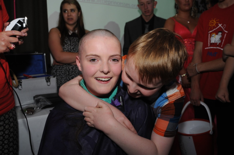 Main image for 16-year-old Caitlin has close shave at prom