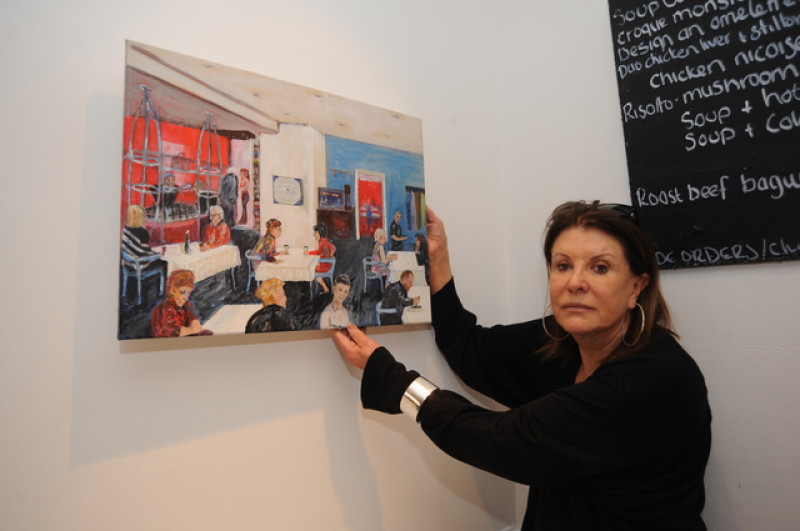 Main image for 'Barnsley Banksy' strikes café