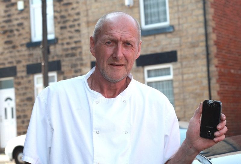 Main image for Call for action after man's mobile phone fire