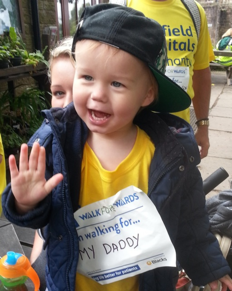 Main image for Family preparing for walk in memory of their son