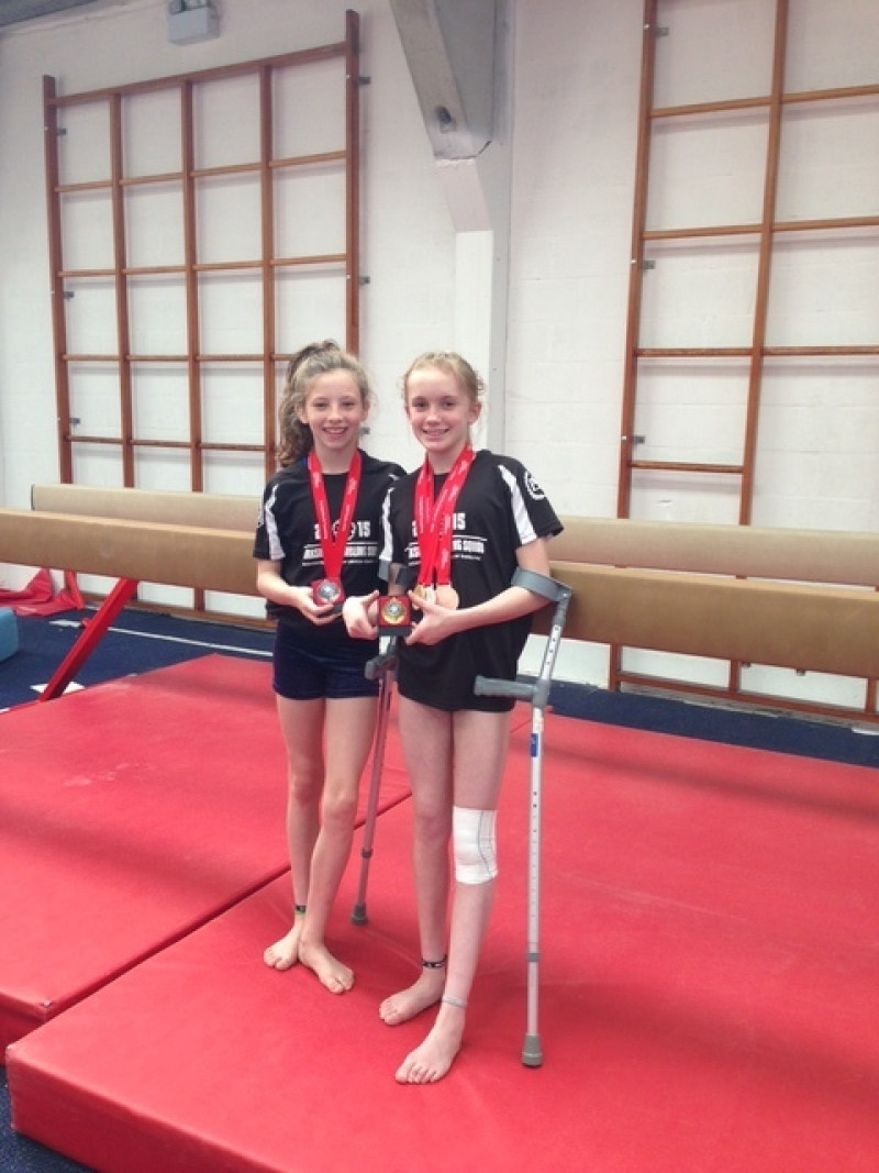 Main image for Gymnast defies doctors for medal win