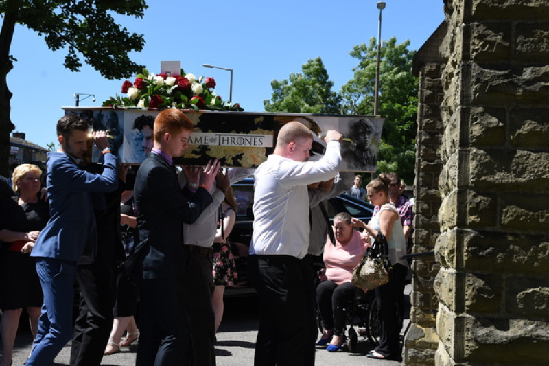 Main image for Hundreds pay their last respects to Daniel