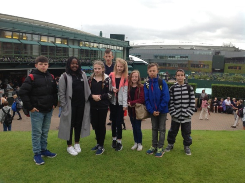 Main image for Students visit Wimbledon