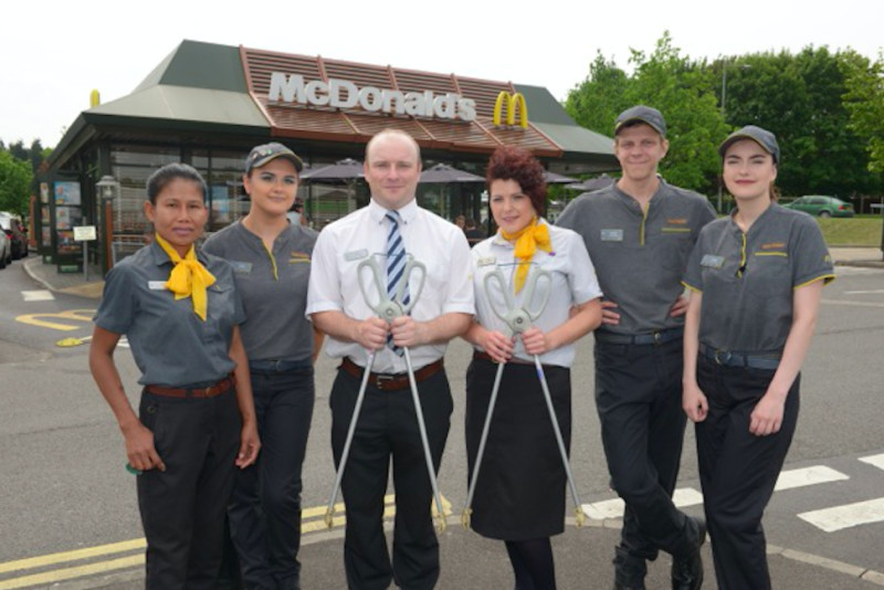 Main image for McDonald's to clean up site chosen by Chronicle readers