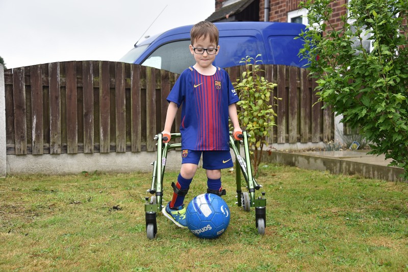 Main image for Frame football gives Theo a sporting chance