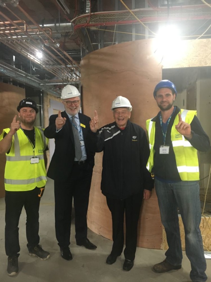 Main image for Dickie’s pride at seeing Tiny Hearts appeal turning into a reality