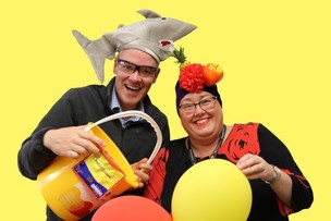Custard fest in aid of hospital Image