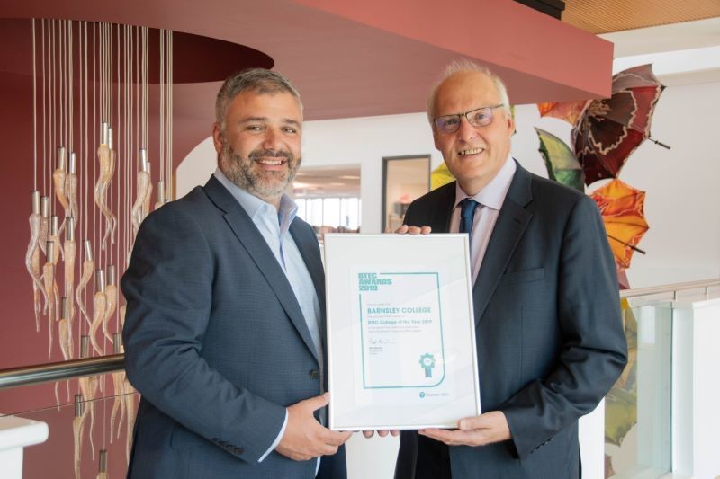 Main image for College celebrates prestigious gong