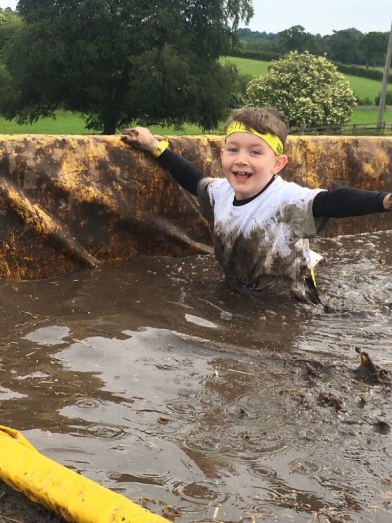 Main image for Lewis’  muddy marvellous effort...