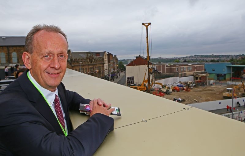 Main image for Council leader hails town centre’s regeneration