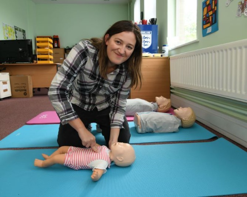 Main image for Mother takes on role to be a real lifesaver