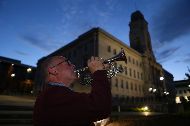 Main image for John toasts Reds’ survival at Barnsley Town Hall