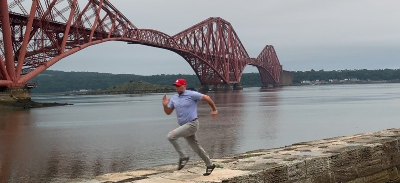 Main image for Forrest Gump recreation raises smiles